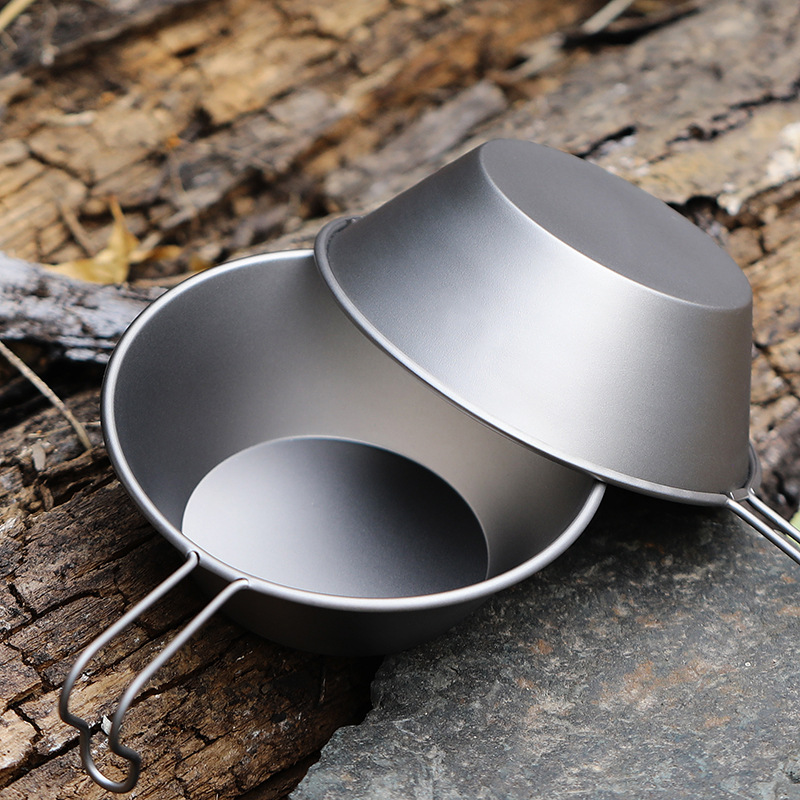 Camping Cooking Cup - وعاء تيتانيوم متعدد الاستخدامات للتخييم (قطعة