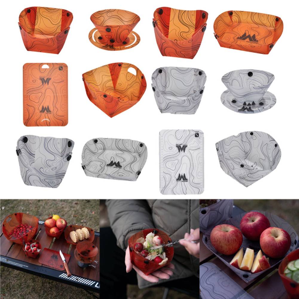 Camping Cooking Cup - أدوات مائدة قابلة للطي خفيفة الوزن