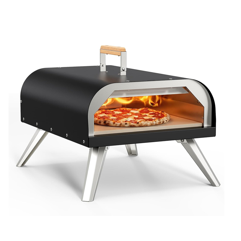 Camping Cooking Dishes - فرن بيتزا محمول 12 بوصة يعمل
