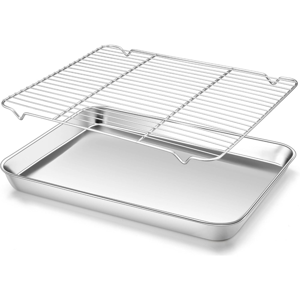 Camping Cooking Dishes - مقلاة خبز متعددة الوظائف مع رف