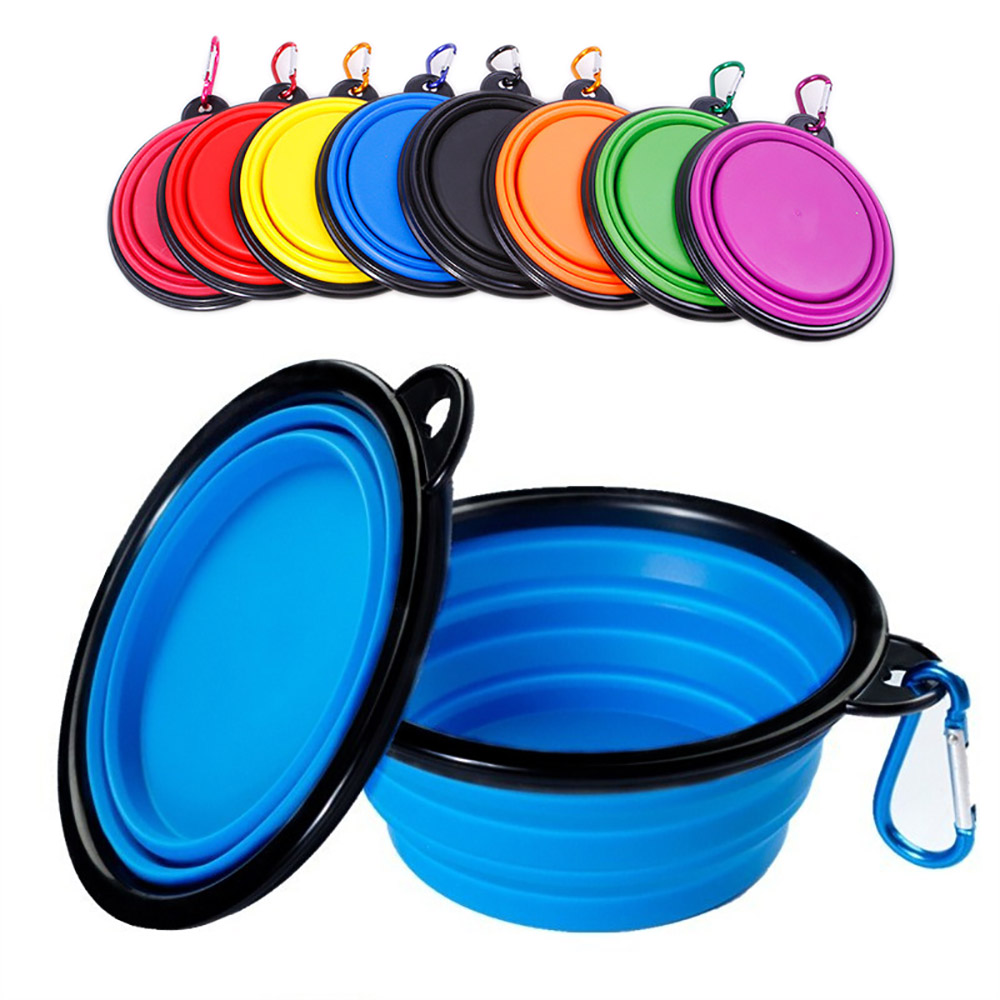 Camping Cooking Dishes - وعاء طعام وماء قابل للطي للحيوانات