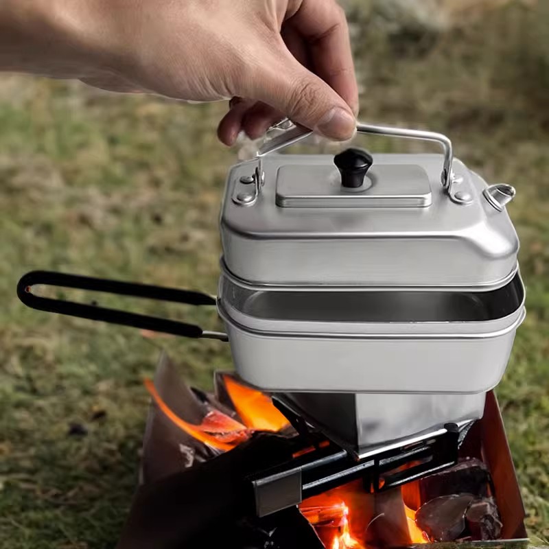 Camping Cooking Cup - خفيفة المحمولة نزهة غلاية ، التخييم