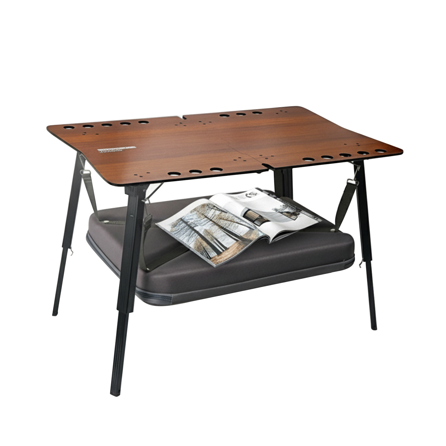 Camping Cooking Table Foldable - طاولة ألومنيوم قابلة للطي للاستخدام الخارجي،