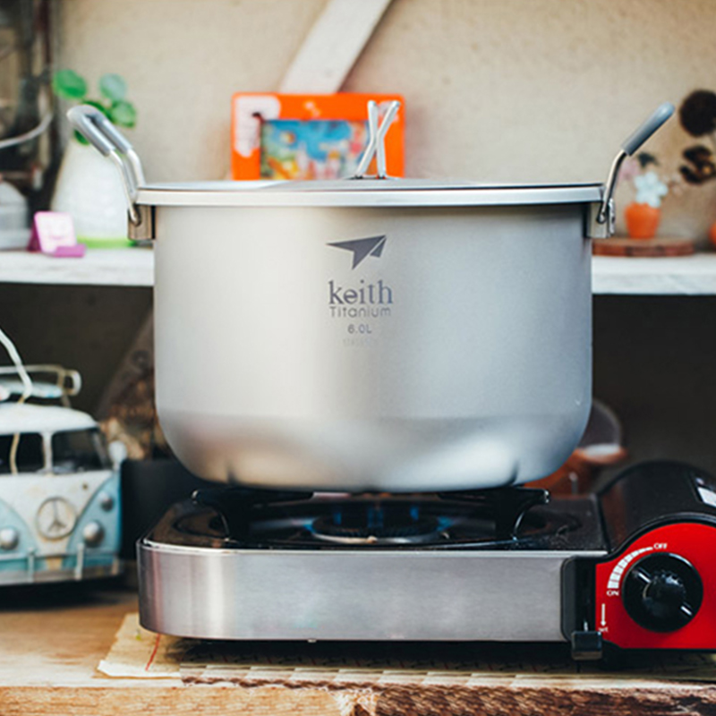 Camping Cooking Kitchen Set - مجموعة أواني الطبخ كيث للتخييم، وعاء
