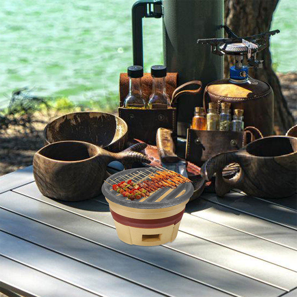 Camping Cooking Grate - شواية حديدية مستديرة للنار بقطر 15
