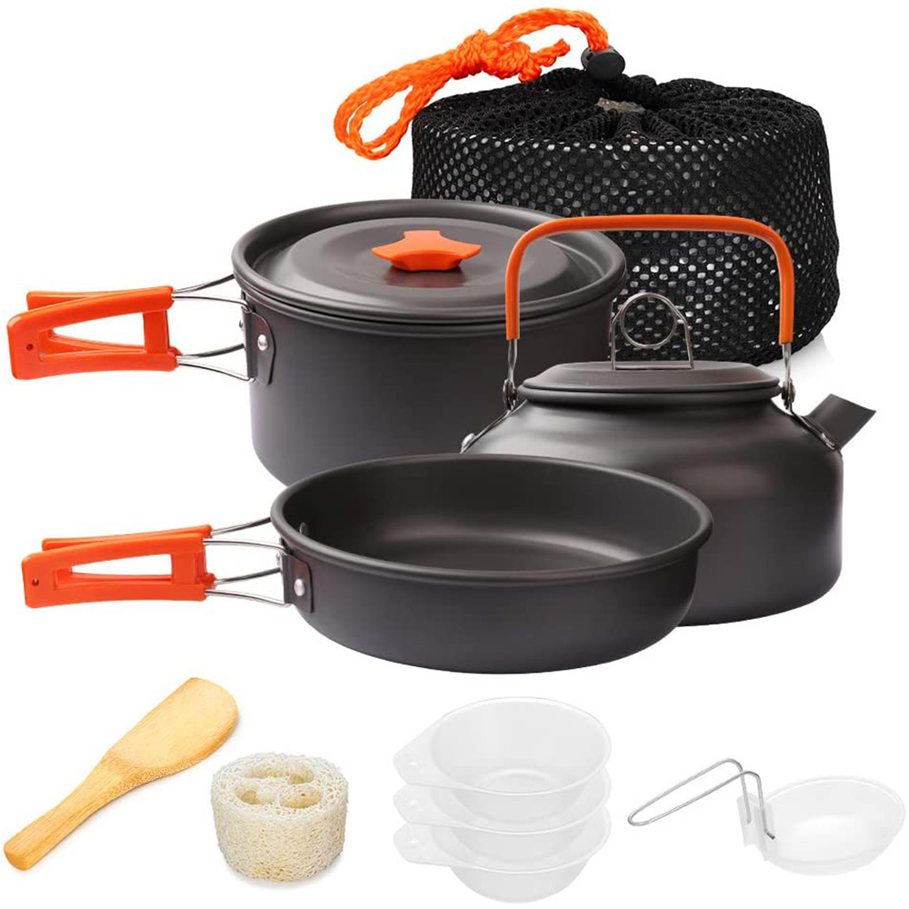 Camping Cooking Pot Set - 1 قطعة/1 مجموعة التخييم تجهيزات المطابخ