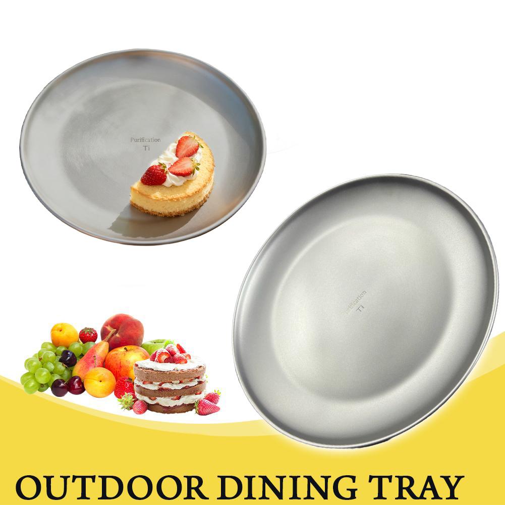 Camping Cooking Dishes - طبق تخييم من التيتانيوم النقي خفيف