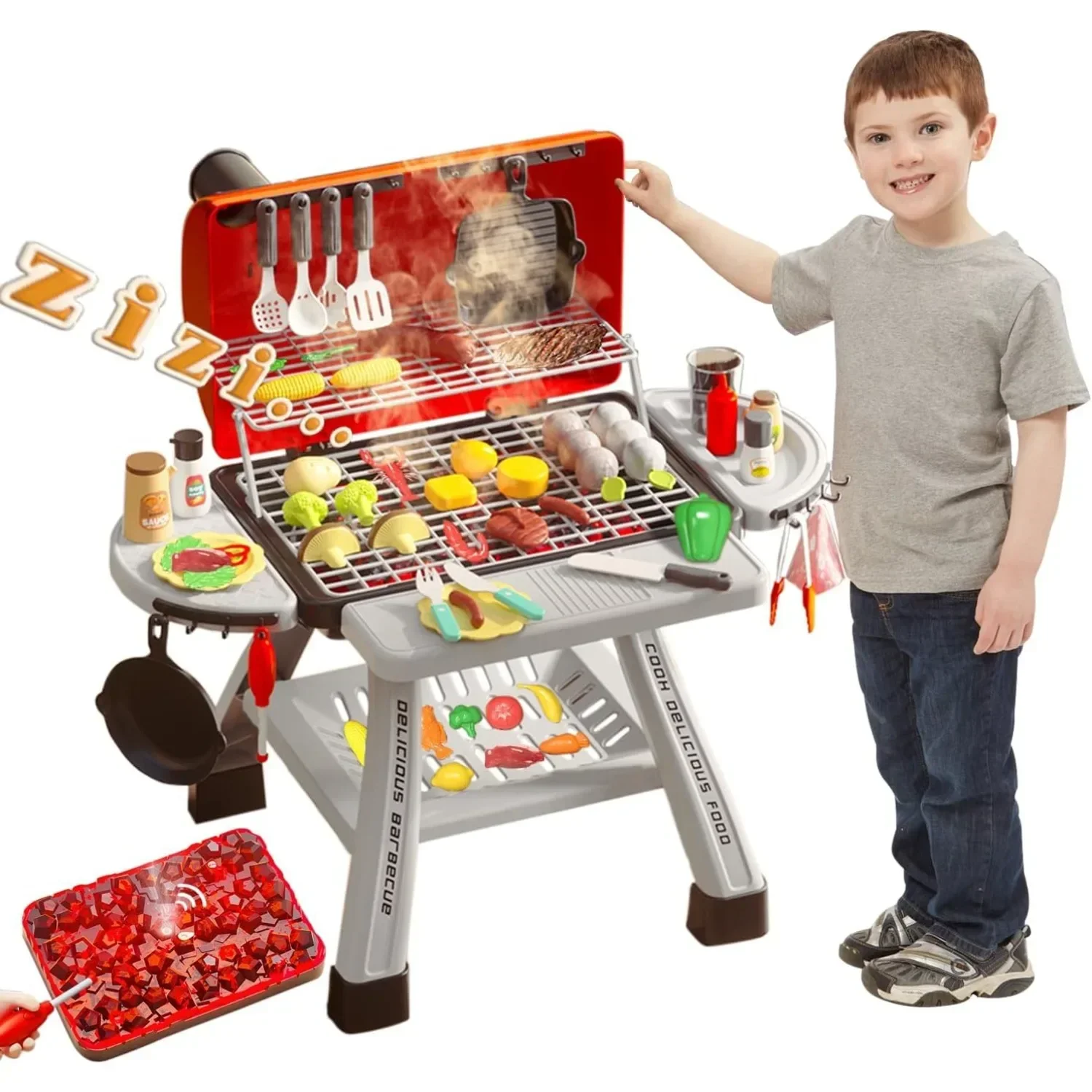 Camping Cooking Gifts - مجموعة ألعاب شواية الشواء للأطفال مجموعة