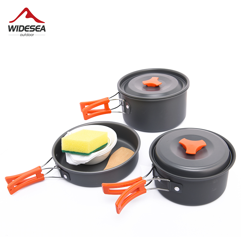 Camping Cooking Pot Set - طقم أدوات طهي للتخييم في الهواء