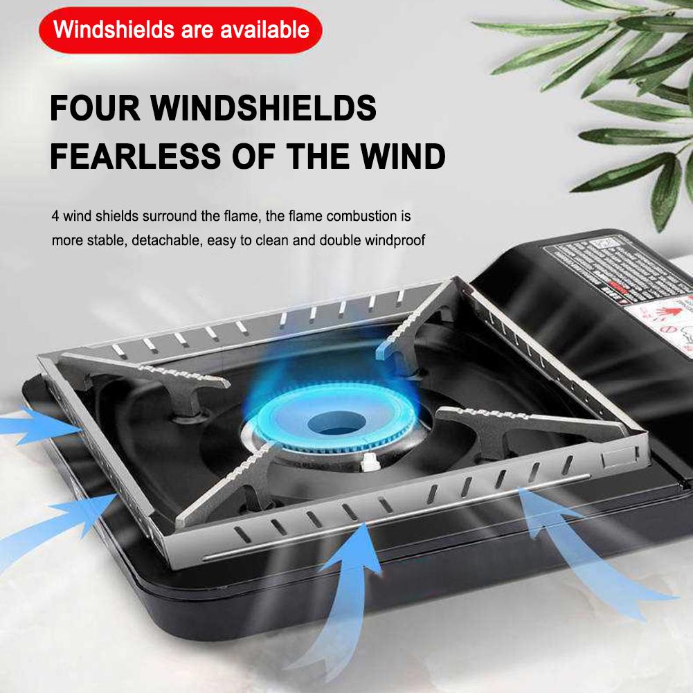 Camping Cooking Wind Blocker - واقي رياح لموقد التخييم قابل للفصل،