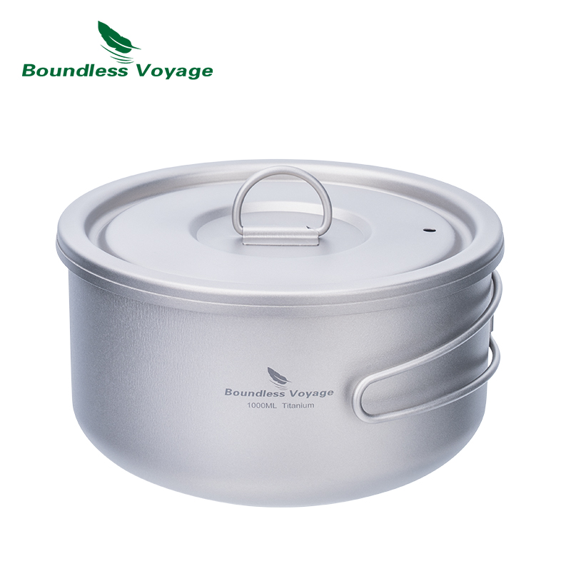 Camping Cooking Pot Set - وعاء تخييم من التيتانيوم بدون حدود