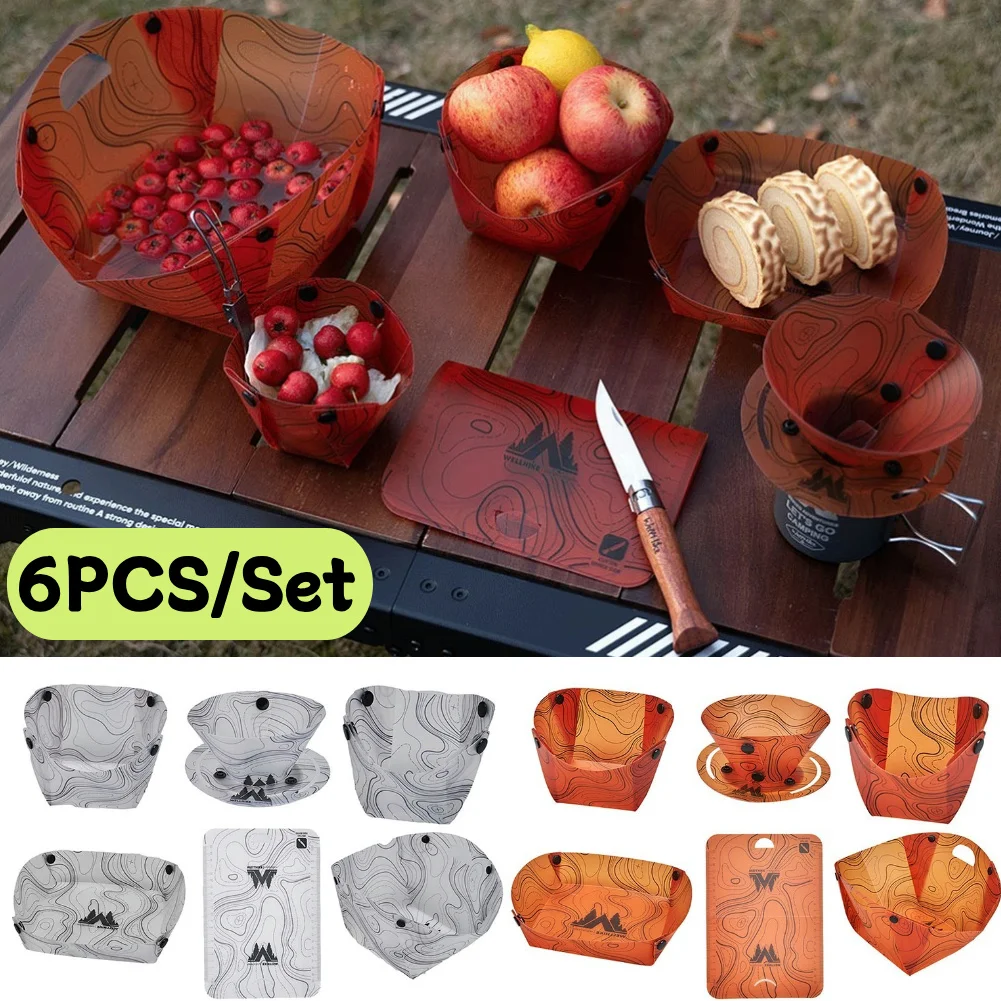 Camping Cooking Cup - طقم أدوات طعام خفيف الوزن قابل