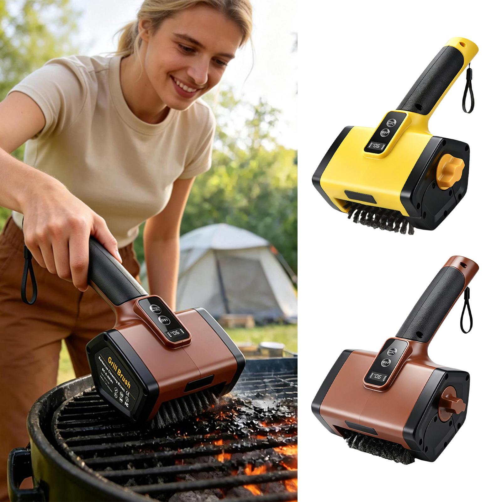 Camping Cooking Grate - فرشاة شواء كهربائية قابلة لإعادة الشحن