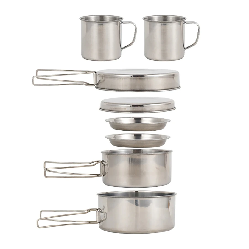 طقم أواني طهي للتخييم مكون من  - مراجعة Camping Cooking Cup وسعره