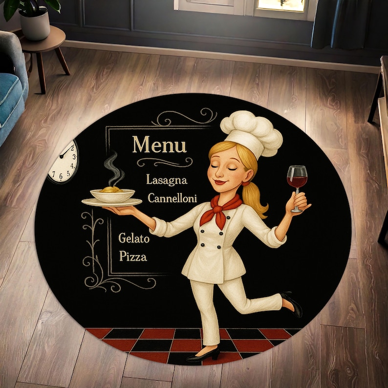 سجادة مطبخ مستديرة الشيف الأشق - مراجعة Camping Cooking Gifts وسعره