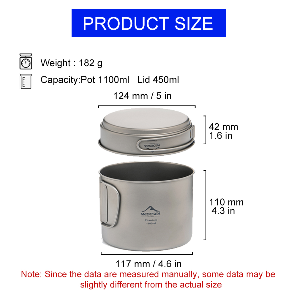 وعاء تخييم من التيتانيوم خفيف  - مراجعة Camping Cooking Pot Set وسعره