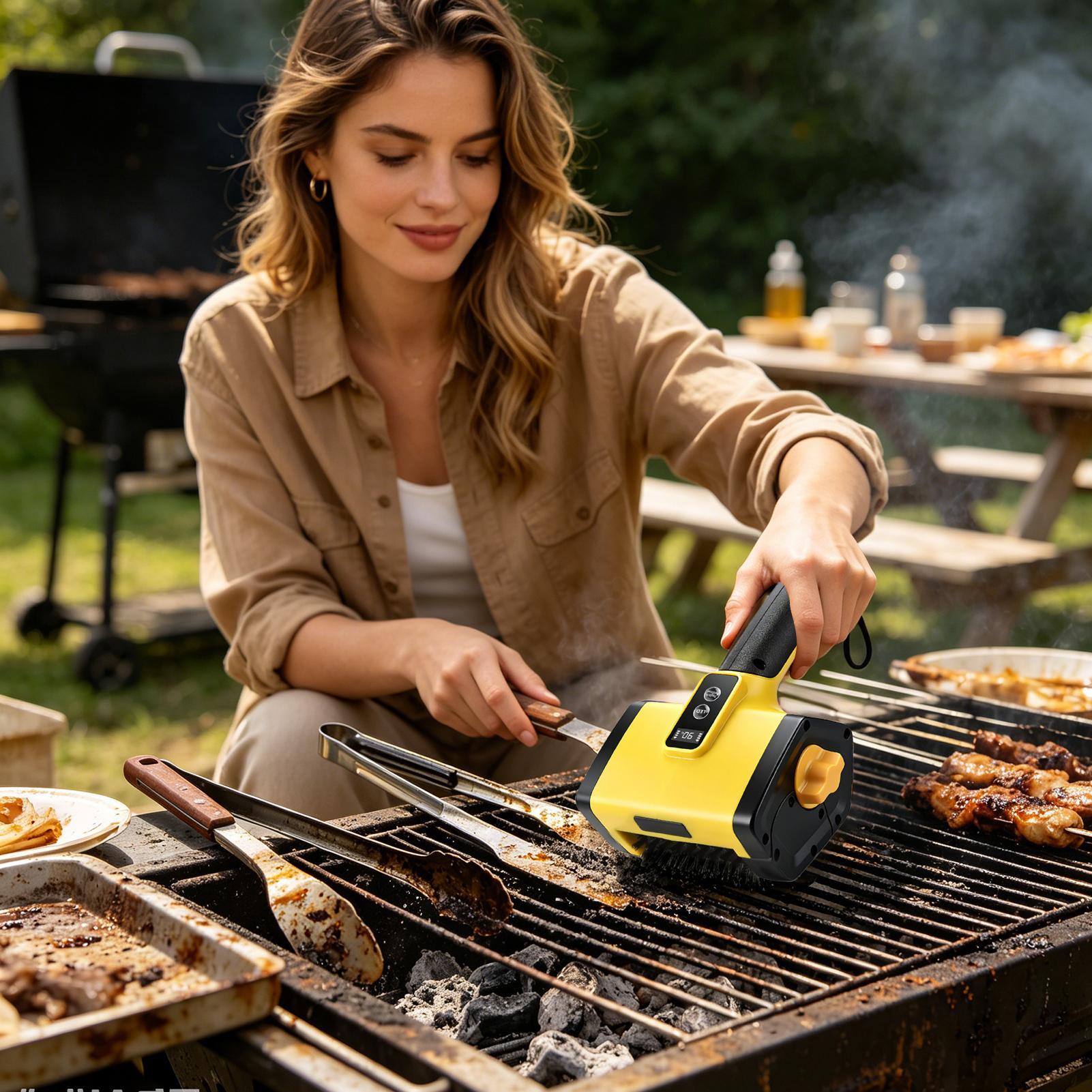 منظف شواية كهربائي قوي بسرعتين - مراجعة Camping Cooking Grate وسعره