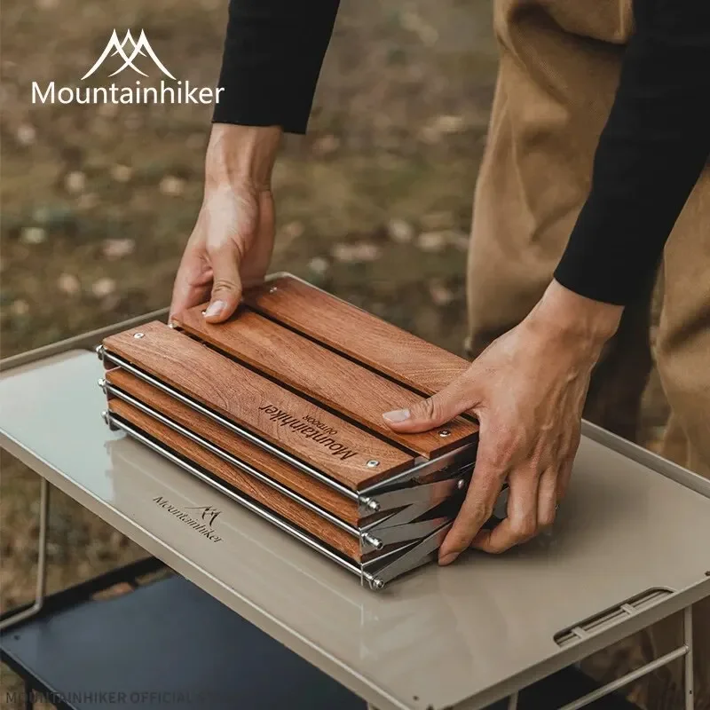 رف ثلاثي الطبقات من MOUNTAINHI - مراجعة Camping Cooking Table Foldable وسعره