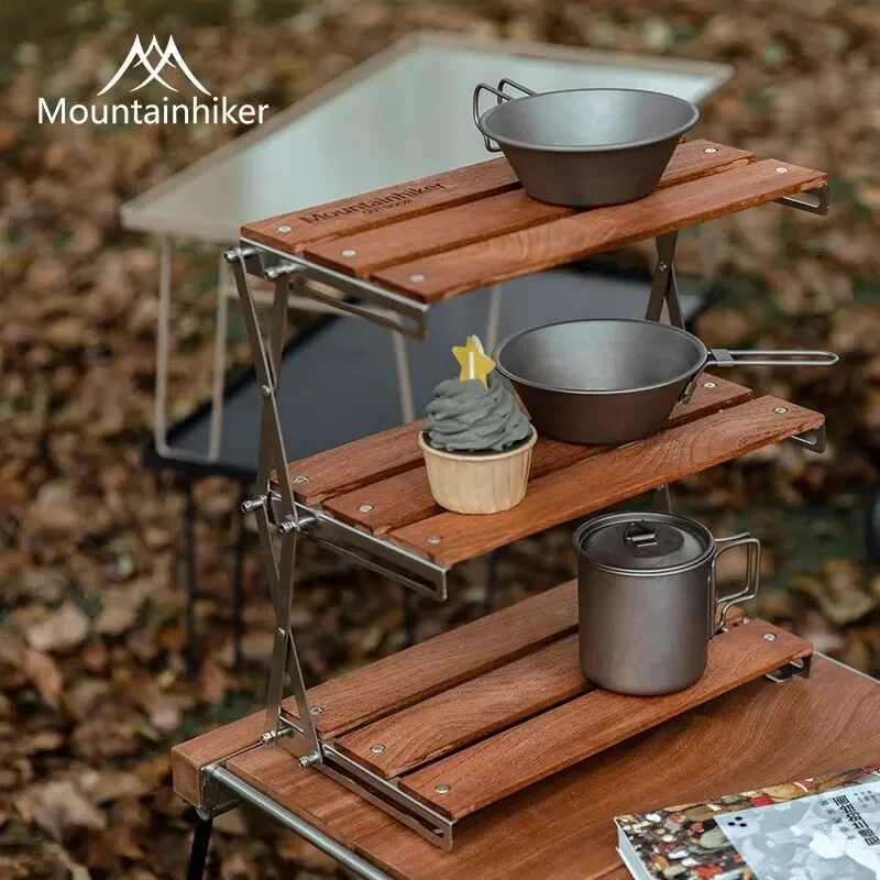 رف ثلاثي الطبقات من MOUNTAINHI - مراجعة Camping Cooking Table Foldable وسعره