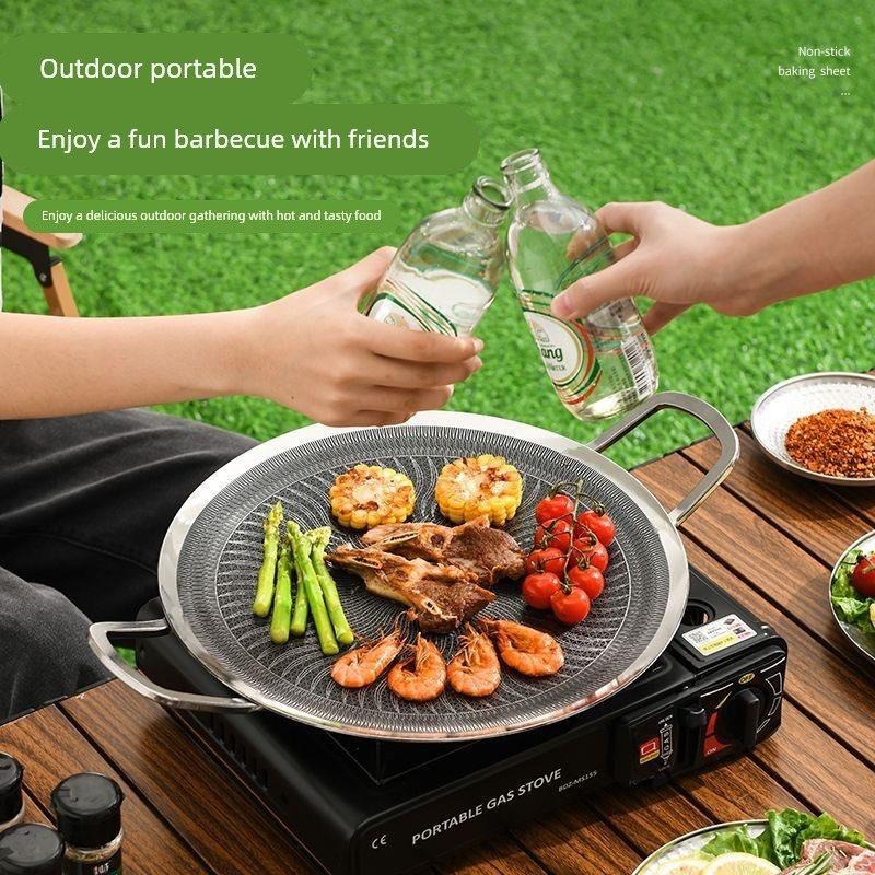 مقلاة شواء متعددة الوظائف من ا - مراجعة Camping Cooking Hob وسعره