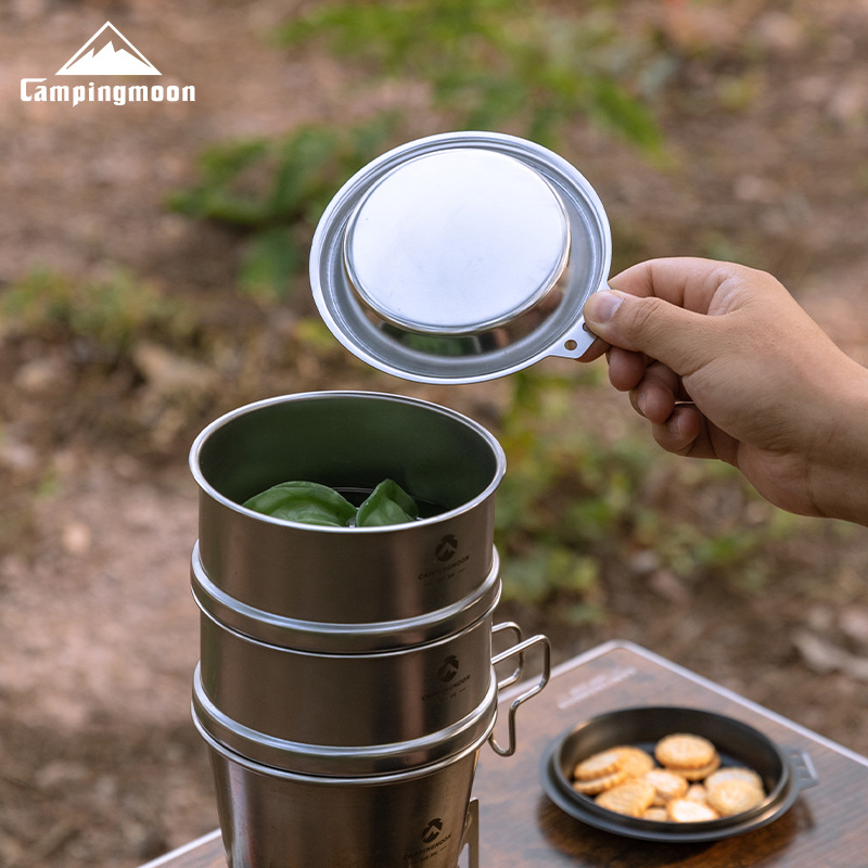 CAMPINGMOON S-SD وعاء طهي عميق - مراجعة Camping Cooking Dishes وسعره