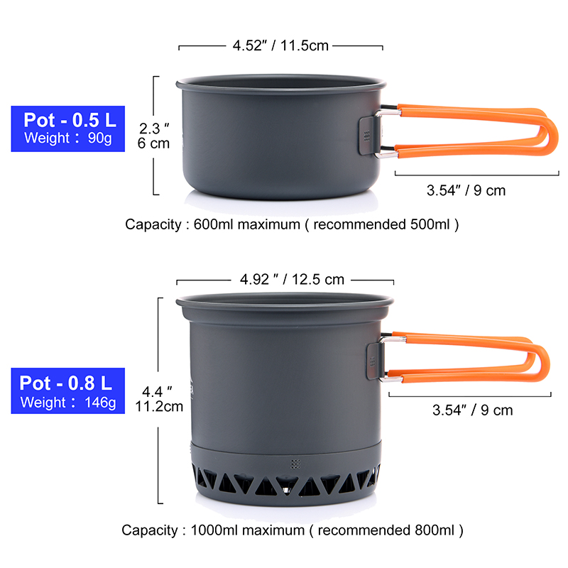 Widesea المحمولة التخييم طقم ح - مراجعة Camping Cooking And Eating Set وسعره