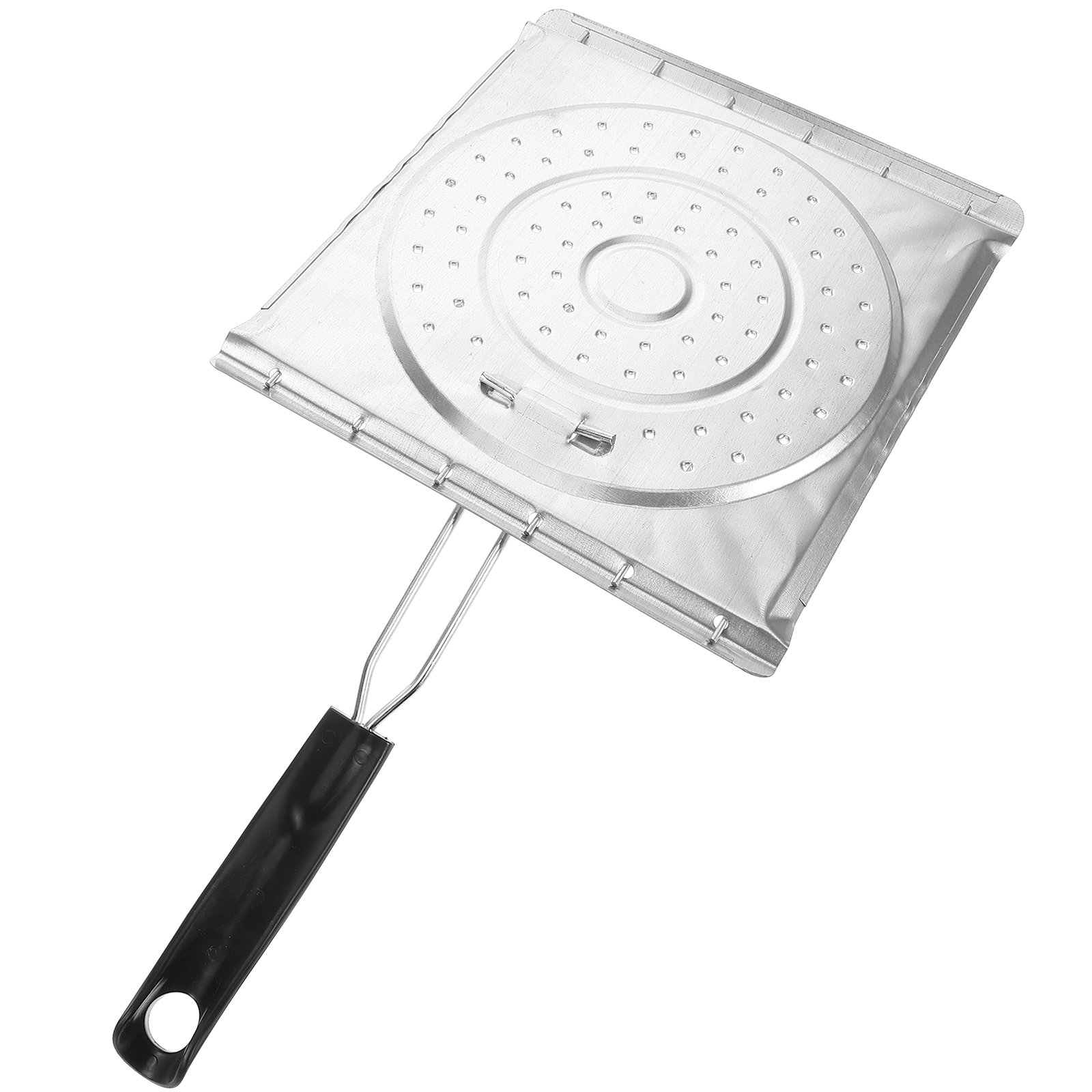 سلة شواء خارجية مثقبة بمقبض قا - مراجعة Camping Cooking Meat وسعره