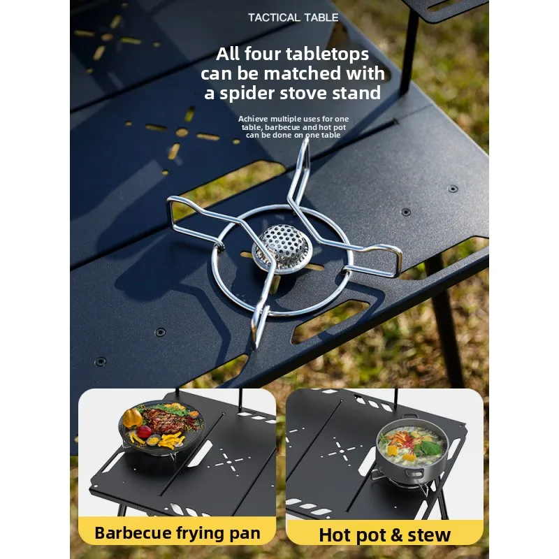 طاولة قابلة للطي من سبائك الأل - مراجعة Camping Cooking Table Foldable وسعره