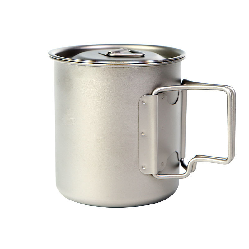 أكواب التخييم التيتانيوم 450 م - مراجعة Camping Cooking Cup وسعره