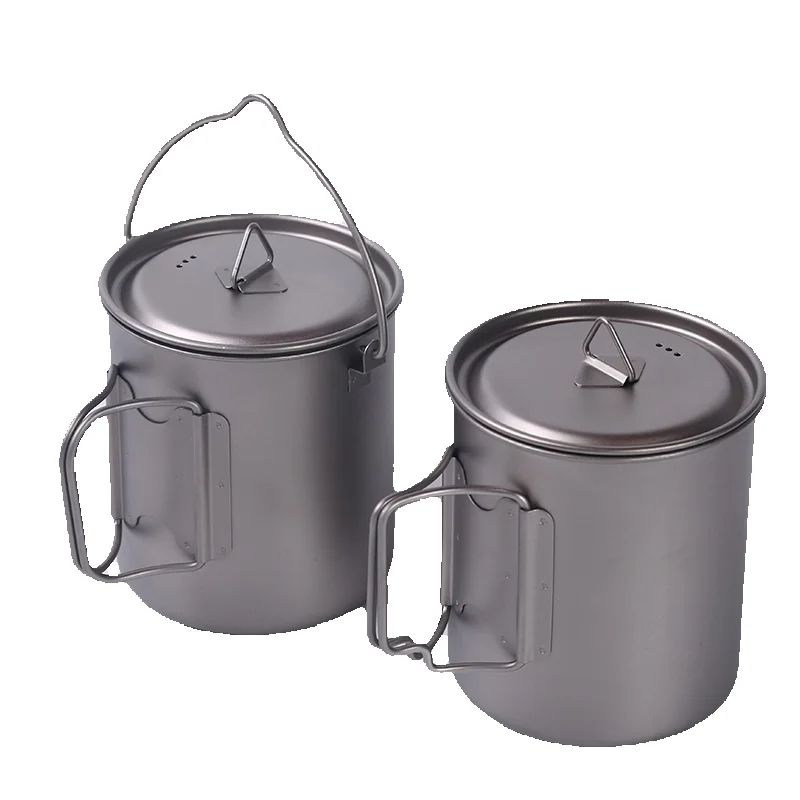 أكواب التخييم التيتانيوم 450 م - مراجعة Camping Cooking Cup وسعره