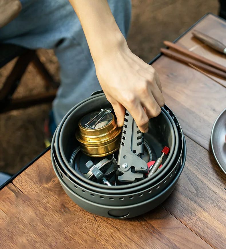 التخييم موقد غاز الكحول موقد و - مراجعة Camping Cooking Meat وسعره