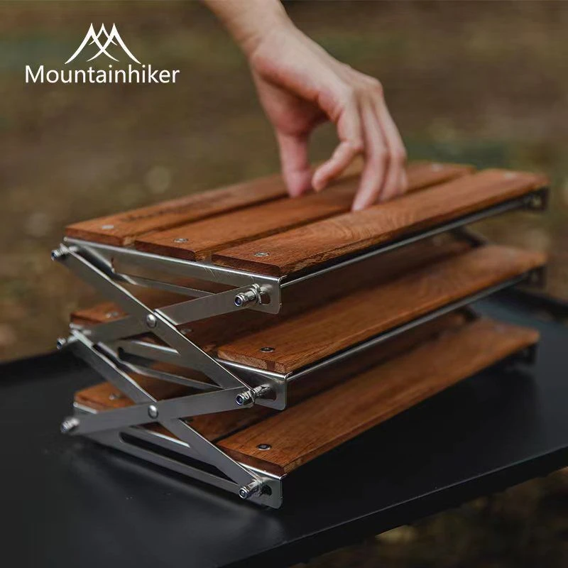 رف تخييم خارجي محمول قابل للطي - مراجعة Camping Cooking Table Foldable وسعره
