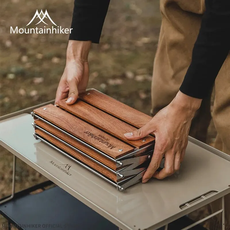 رف تخييم خارجي محمول قابل للطي - مراجعة Camping Cooking Table Foldable وسعره