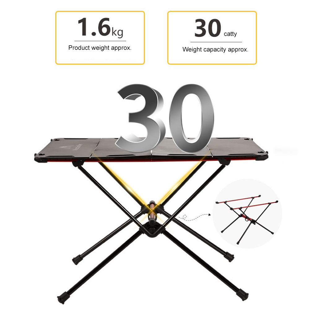 طاولة تخييم قابلة للطي خفيفة ا - مراجعة Camping Cooking Table Foldable وسعره
