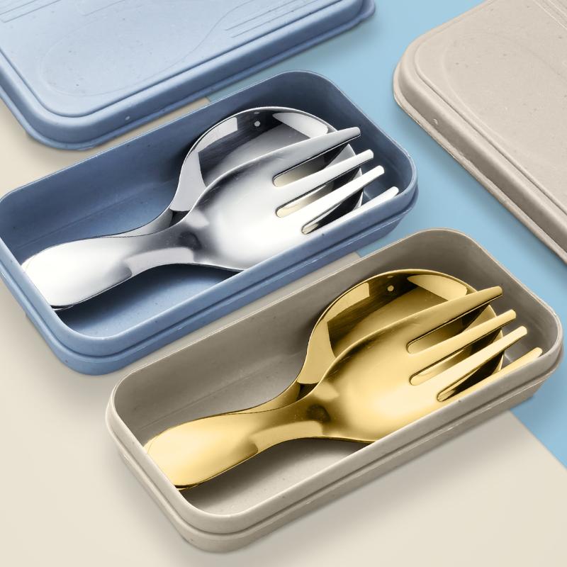 الفولاذ المقاوم للصدأ المحمولة - مراجعة Camping Cooking And Eating Set وسعره