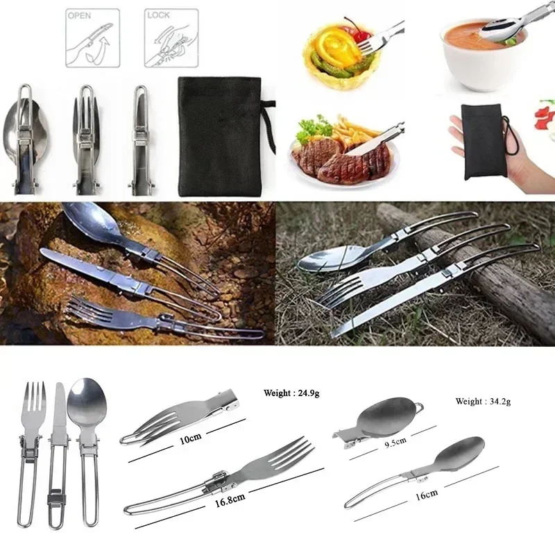 جديد التخييم وعاء المحمولة في  - مراجعة Camping Cooking Kitchen Set وسعره