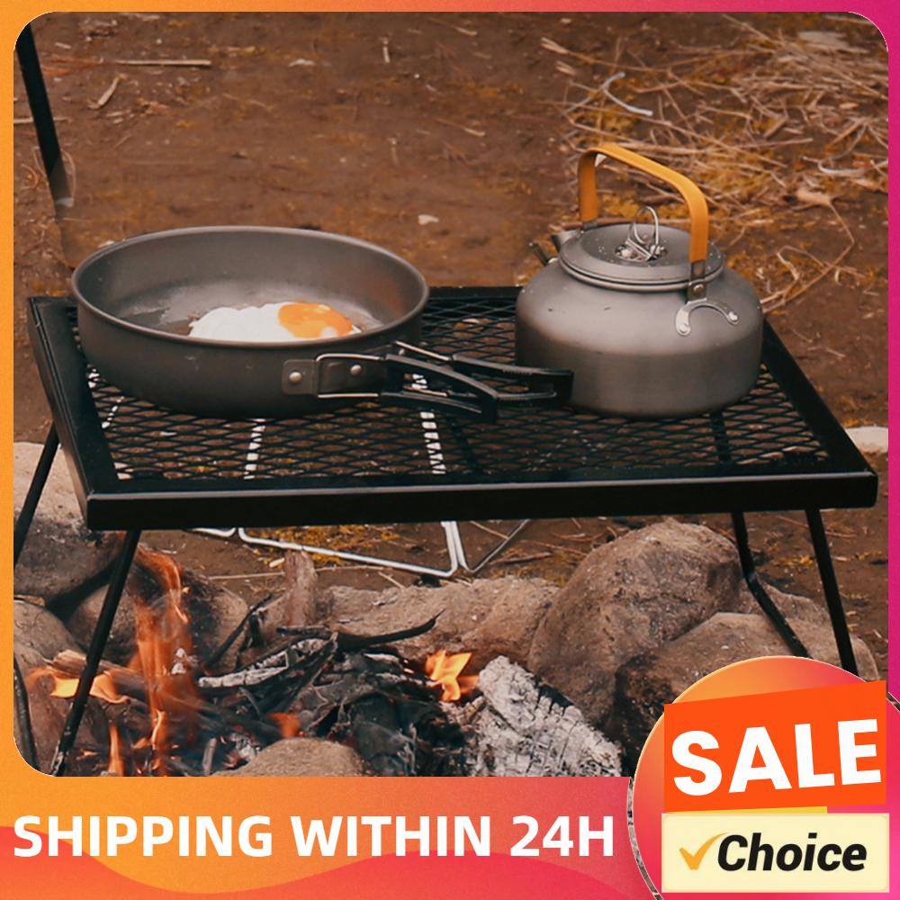 شبكة شواء قابلة للطي للتخييم،  - مراجعة Camping Cooking Grate وسعره