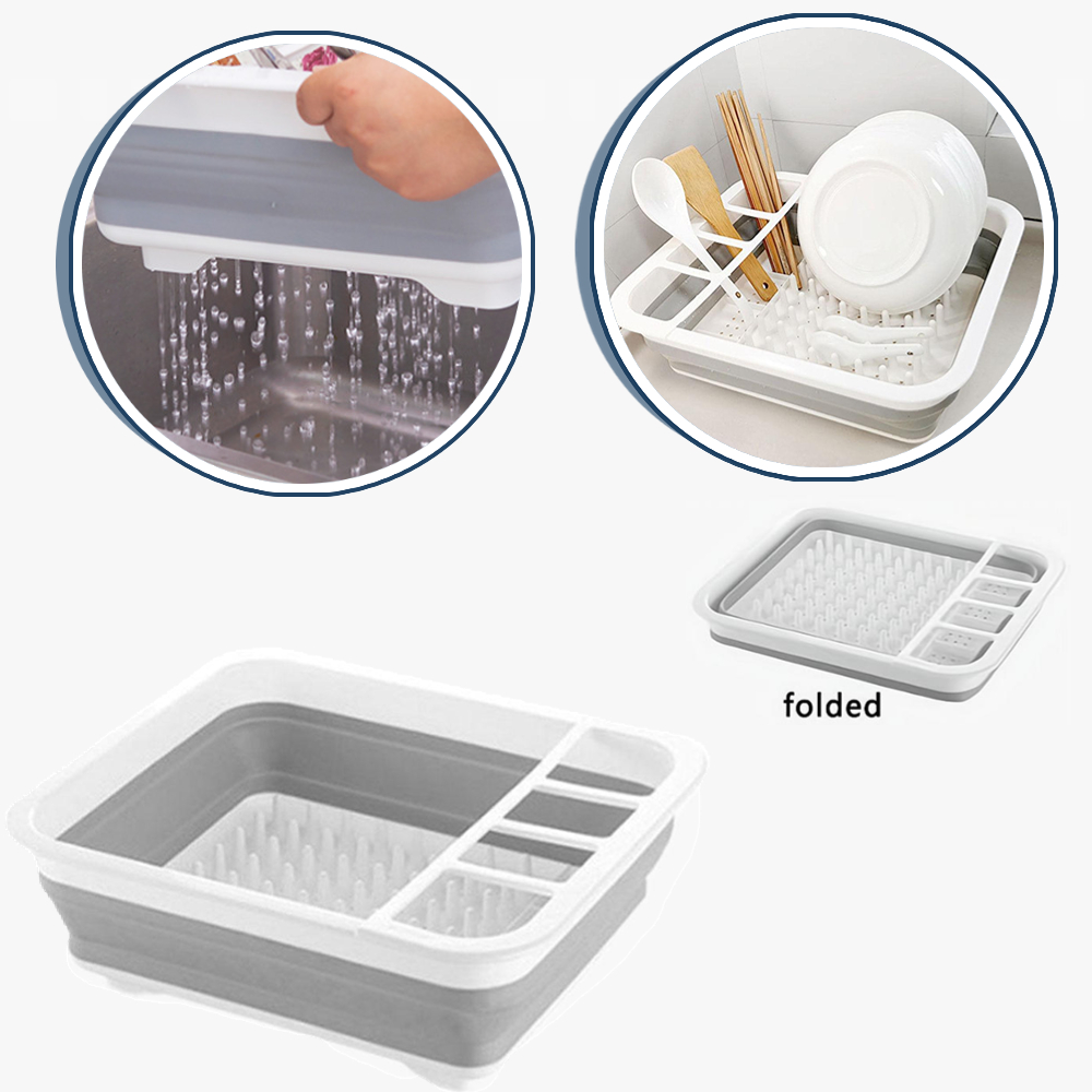 رف تجفيف أطباق قابل للطي، منظم - مراجعة Camping Cooking Dishes وسعره