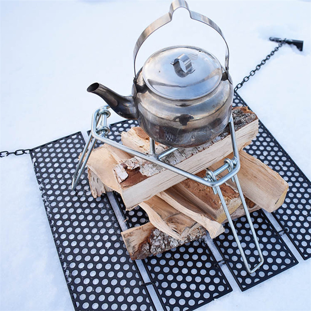 الفولاذ المقاوم للصدأ المعسكر  - مراجعة Camping Cooking Grate وسعره
