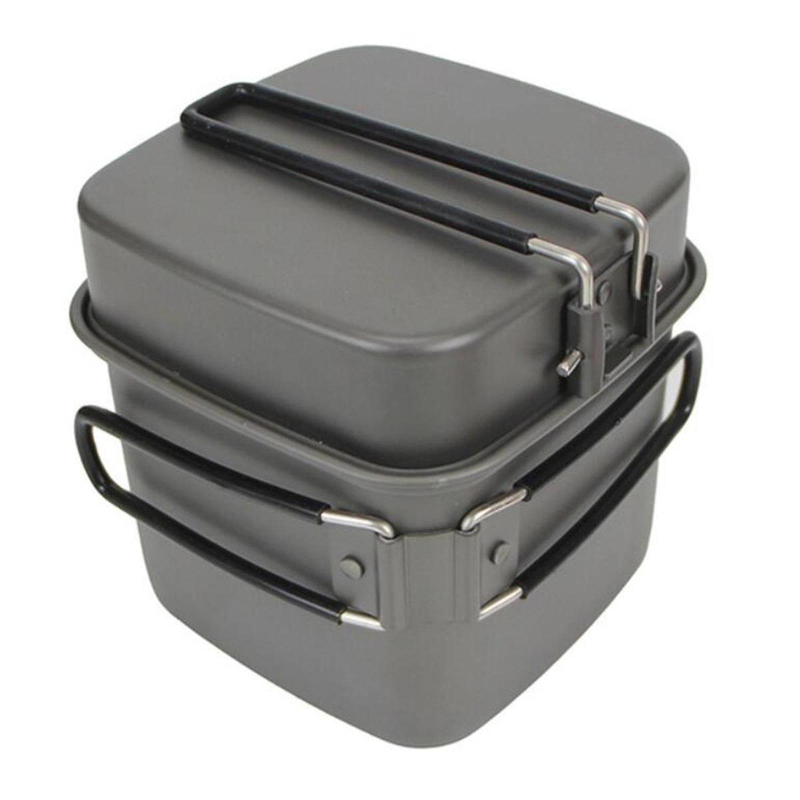 طقم أدوات طهي للتخييم، مقلاة خ - مراجعة Camping Cooking Pot Set وسعره