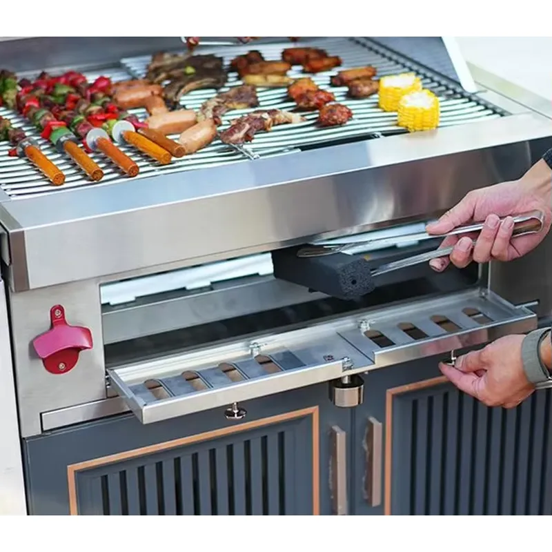 شواية فحم محمولة قابلة للغسل ل - مراجعة Camping Cooking Grate وسعره