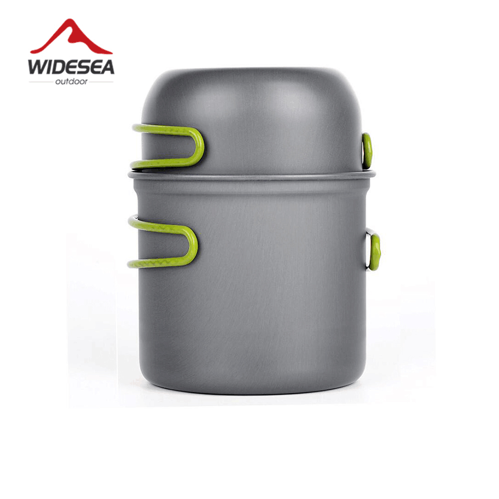 Widesea خفيفة التخييم أواني ال - مراجعة Camping Cooking Dishes وسعره