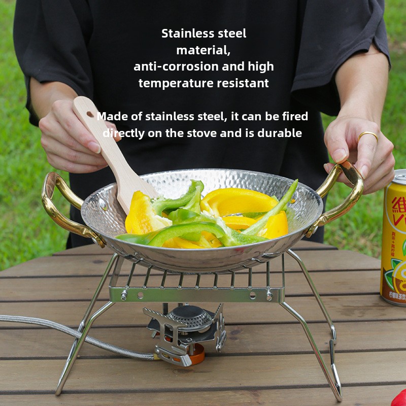 حامل موقد خارجي خفيف الوزن من  - مراجعة Camping Cooking Grate وسعره