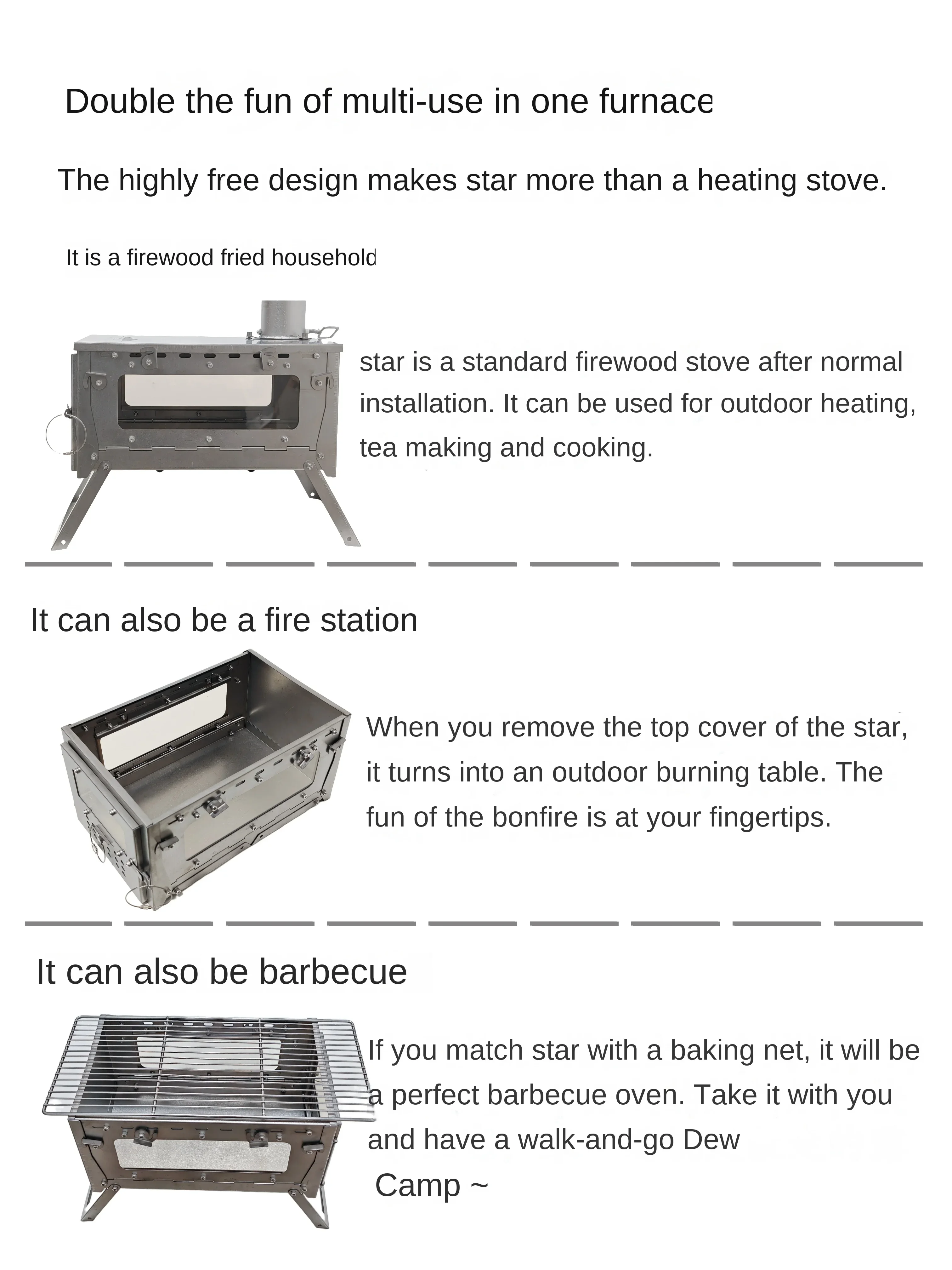 WT Star Ti سبائك التيتانيوم لل - مراجعة Camping Cooking Hob وسعره