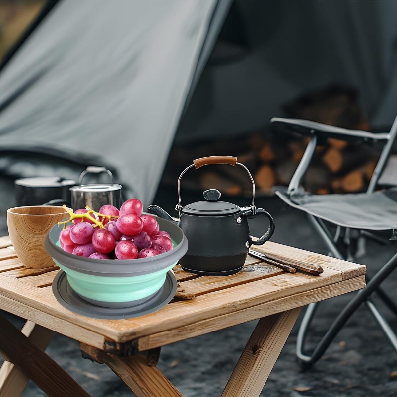 طقم علب غداء سيليكون قابلة للط - مراجعة Camping Cooking Dishes وسعره