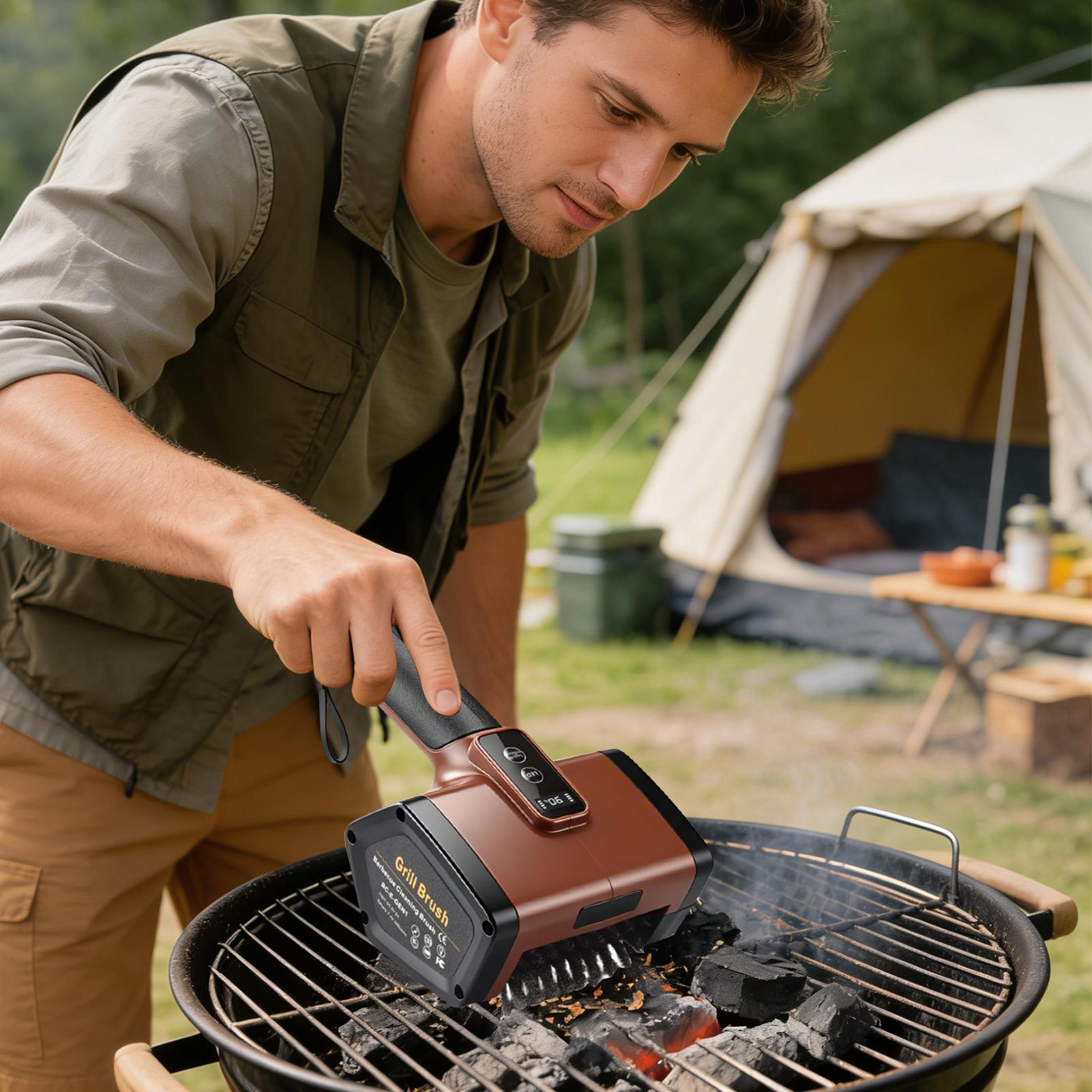 منظف شواية أوتوماتيكي بسعة 300 - مراجعة Camping Cooking Grate وسعره