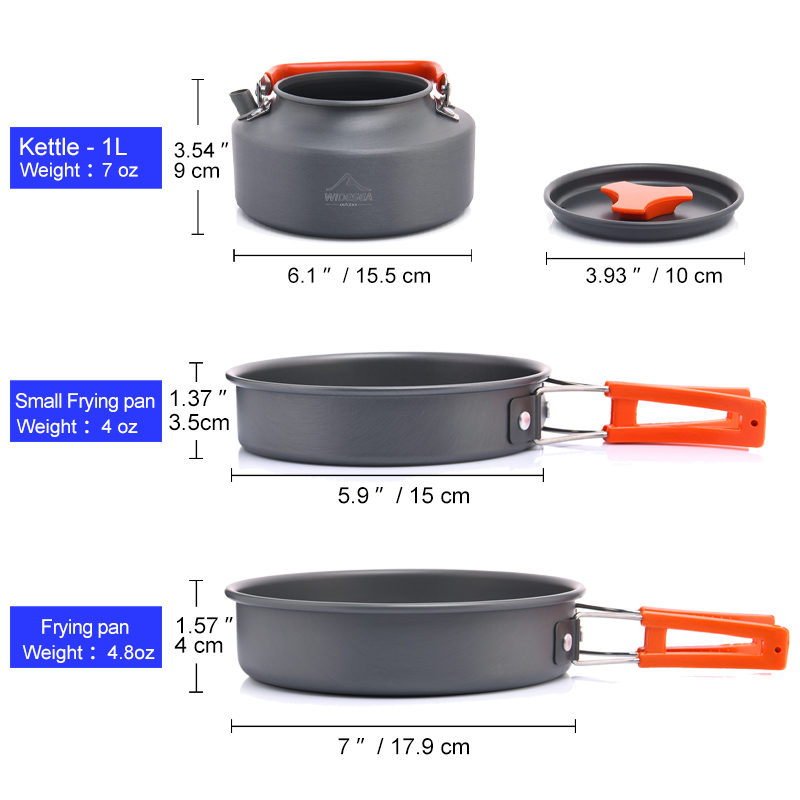 طقم أدوات طهي للتخييم في الهوا - مراجعة Camping Cooking Pot Set وسعره