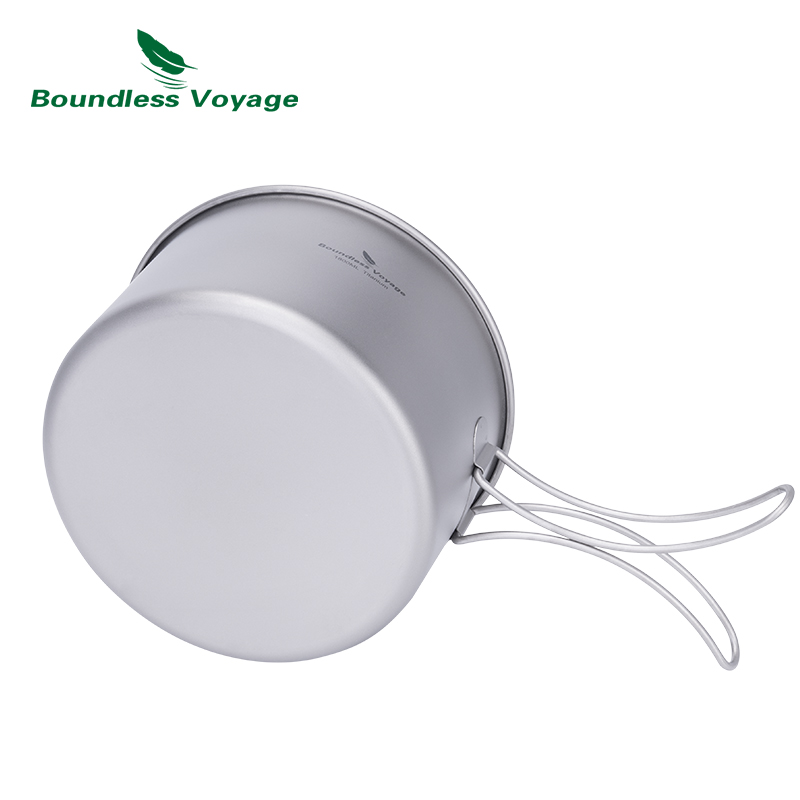 طقم طهي من التيتانيوم من Bound - مراجعة Camping Cooking Pot Set وسعره