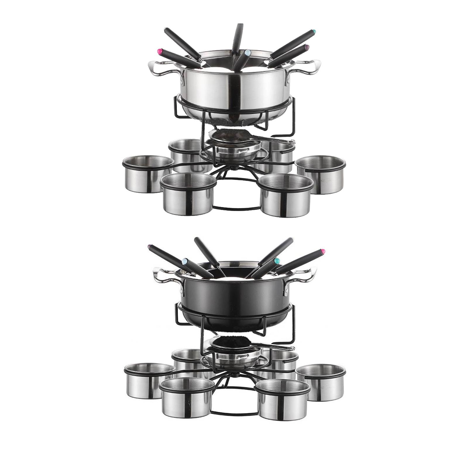 طقم وعاء الفوندو مع موقد طهي م - مراجعة Camping Cooking Pot Set وسعره