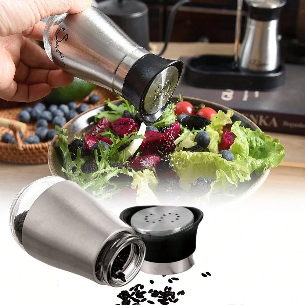 شاكر ملح وفلفل بغطاء من الفولا - مراجعة Camping Cooking Gifts وسعره